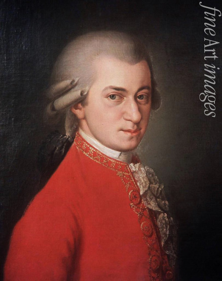 Krafft Barbara - Porträt von Komponist Wolfgang Amadeus Mozart (1756-1791)
