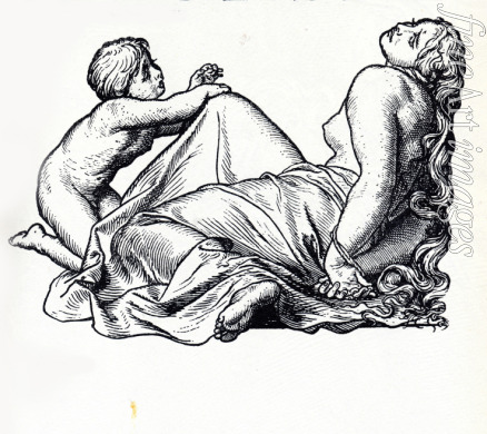 Mánes Josef - Illustration für Die Königinhofer Handschrift (Rukopis královédvorsky) von Vaclav Hanka