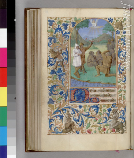 Fouquet Jean (Werkstatt) - Die Verkündigung an die Hirten (Das Stundenbuch)