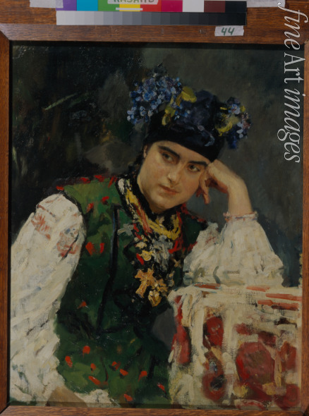 Serov Valentin Alexandrovich - Portrait of Sofia Dragomirov