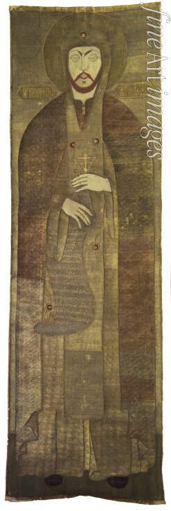 Stroganov workshop - The Shroud of Alexander Nevsky (Ecclesiastical embroidery)