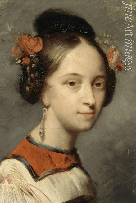 Scheffer Ary - Portrait of the ballerina Marie Taglioni (1804-1884)