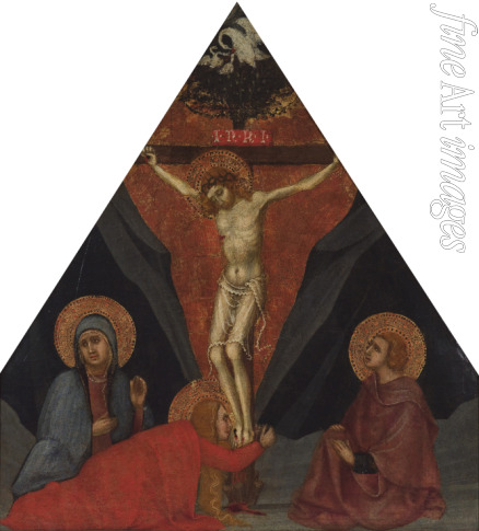Andrea di Bartolo - Die Kreuzigung mit  Madonna, Johannes dem Täufer und Maria Magdalena