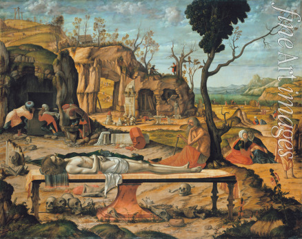 Carpaccio Vittore - Die Grablegung Christi