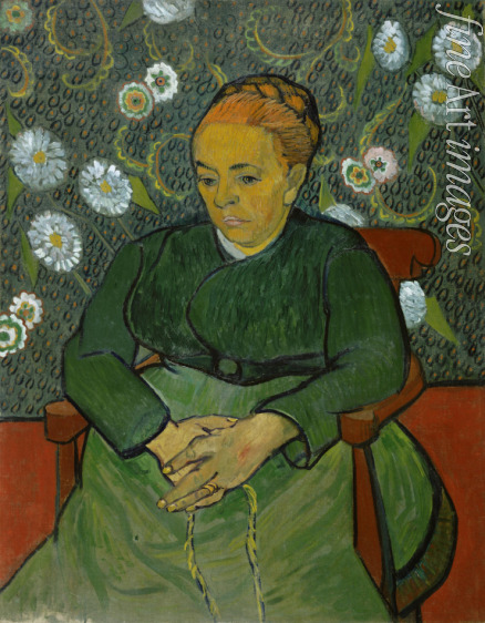 Gogh Vincent van - Porträt von Madame Roulin (La Berceuse)
