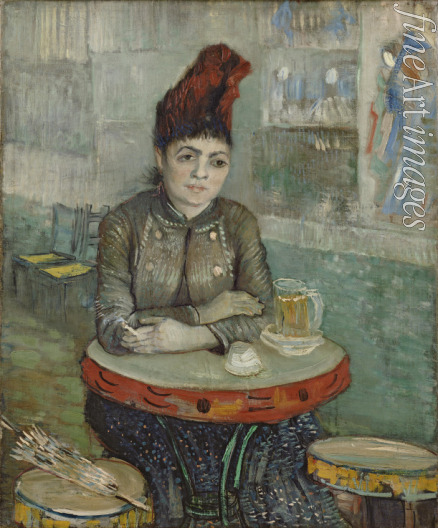 Gogh Vincent van - In the café. Agostina Segatori in Le tambourin