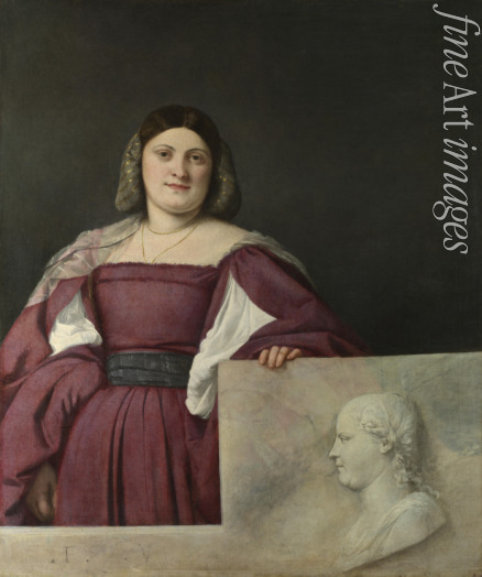 Tizian - Bildnis einer Frau (La Schiavona)