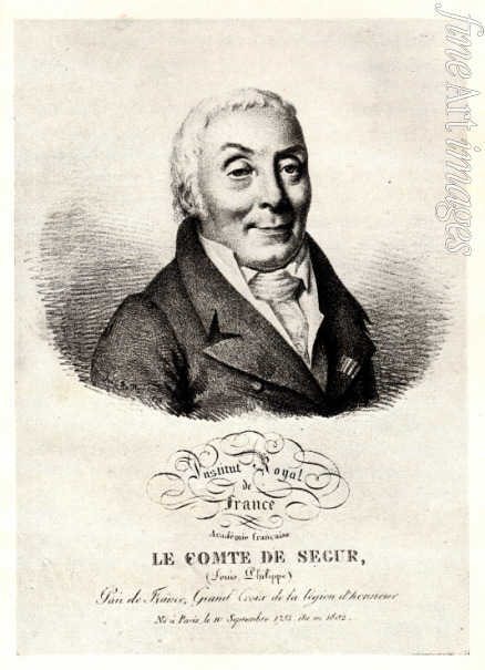 Unbekannter Künstler - Porträt von Philippe Henri, marquis de Ségur-Ponchat (1724-1801)