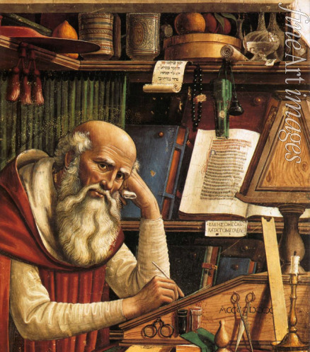 Ghirlandaio Domenico - Saint Jerome in his Study (Detail)