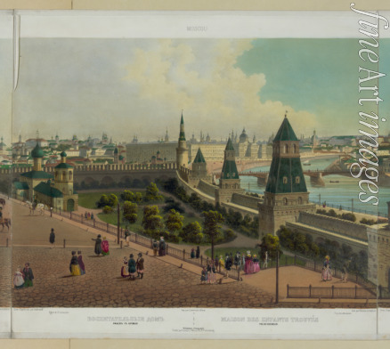 Benoist Philippe - The Moscow Orphanage (from a panoramic view of Moscow in 10 parts)