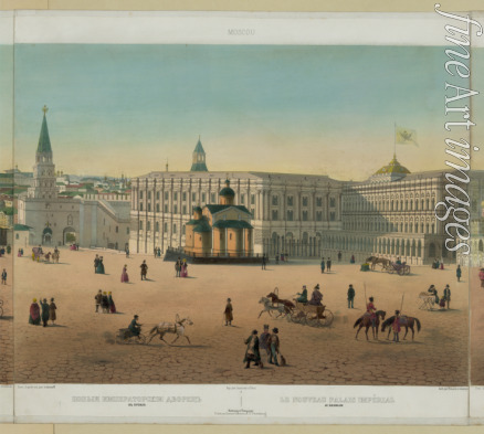 Benoist Philippe - Der Große Kremlpalast (aus dem Panoramabild bestehend aus zehn Einzelbildern)