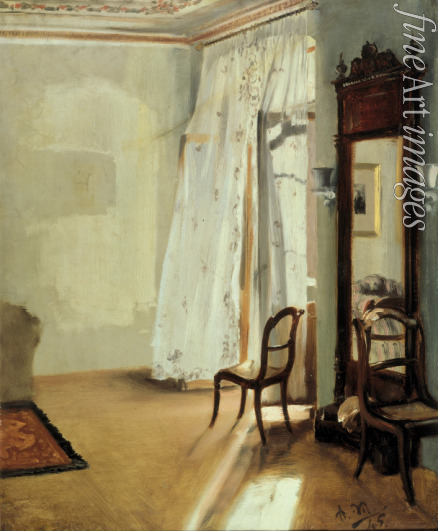 Menzel Adolph Friedrich von - The Balcony Room