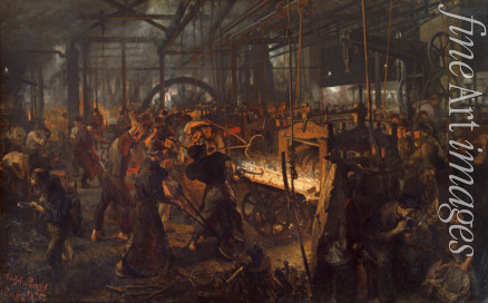 Menzel Adolph Friedrich von - The Iron Rolling Mill (Modern Cyclopes)