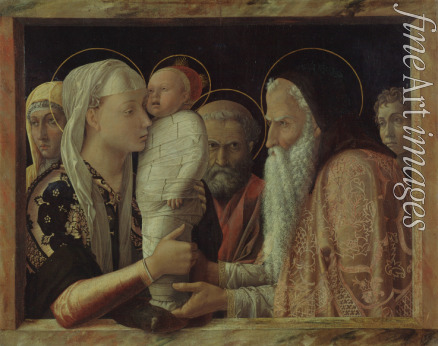 Mantegna Andrea - Die Darbringung Christi im Tempel