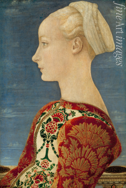 Pollaiuolo Piero del - Profilbildnis einer jungen Dame