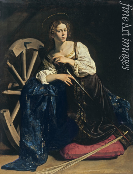 Caravaggio Michelangelo - Heilige Katharina von Alexandrien