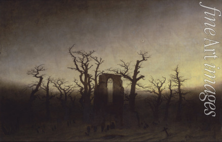 Friedrich Caspar David - Abbey among Oak Trees