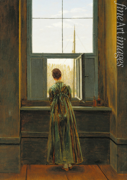 Friedrich Caspar David - Woman at a Window