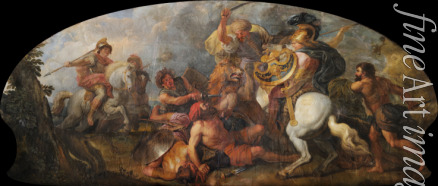 La Fosse Charles de - Alexander der Große auf der Löwenjagd