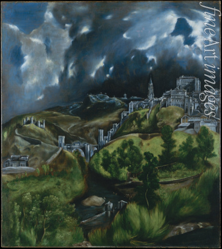 El Greco Dominico - Blick auf Toledo