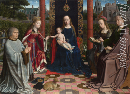 David Gerard - Maria mit dem Kinde, Heiligen und Stifter