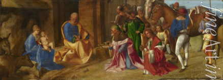 Giorgione - Die Anbetung der Könige