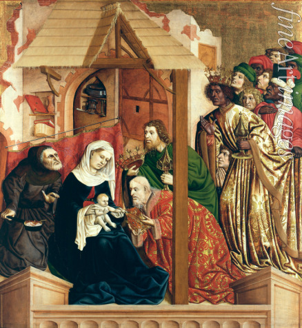 Multscher Hans - The Adoration of the Magi. The Wings of the Wurzach Altar