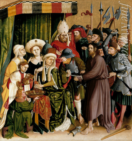 Multscher Hans - Christ before Pilate. The Wings of the Wurzach Altar