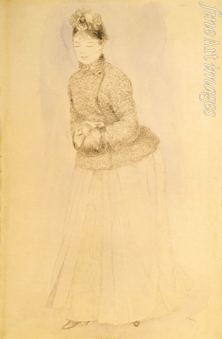 Renoir Pierre Auguste - Frau mit Muff