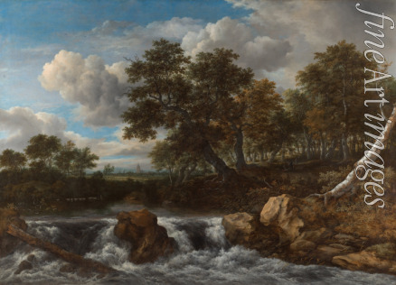 Ruisdael Jacob Isaacksz van - Landscape with Waterfall