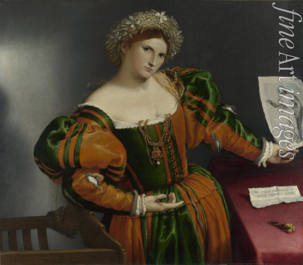 Lotto Lorenzo - Portrait of a Woman inspired by Lucretia