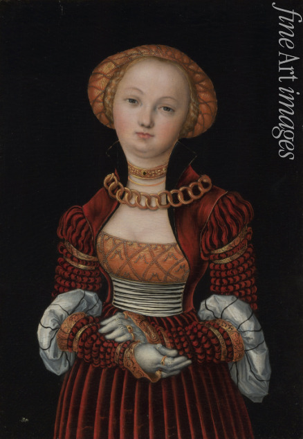 Cranach Lucas der Ältere - Bildnis einer Dame