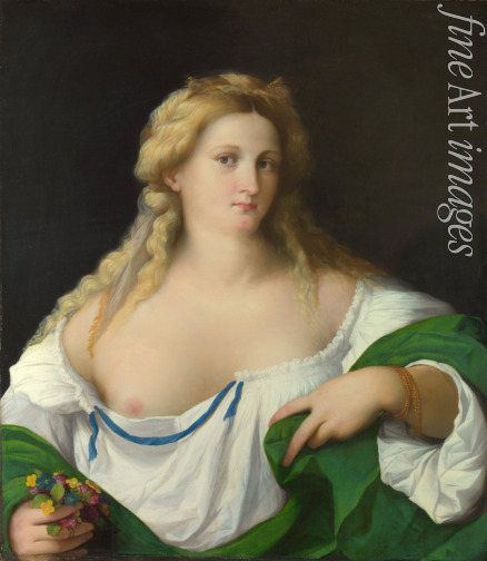 Palma il Vecchio Jacopo der Ältere - Eine blonde Frau