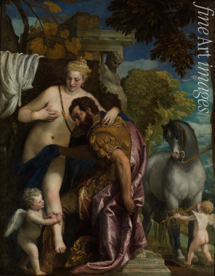 Veronese Paolo - Mars und Venus vereint durch die Liebe