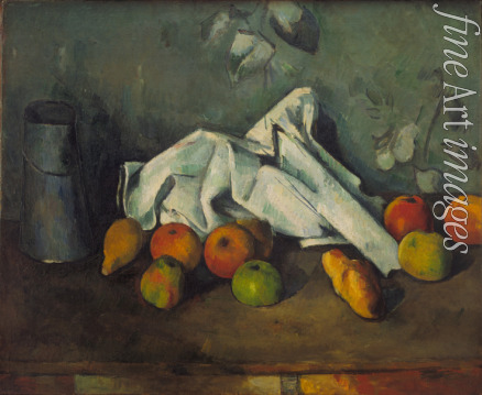 Cézanne Paul - Milchkanne und Äpfel