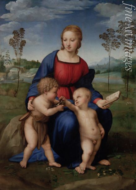 Raphael (Raffaello Sanzio da Urbino) - Madonna of the Goldfinch (Madonna del Cardellino)