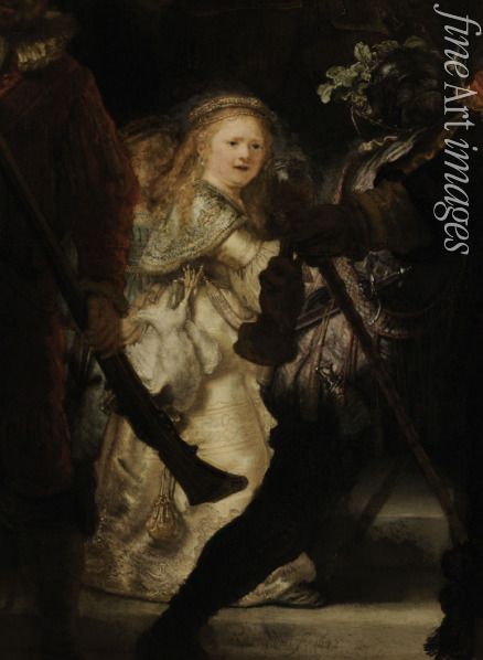 Rembrandt van Rhijn - Die Nachtwache (Detail)