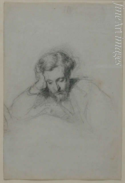 Desboutin Marcellin Gilbert - Portrait of the poet Heinrich Heine (1797-1856)