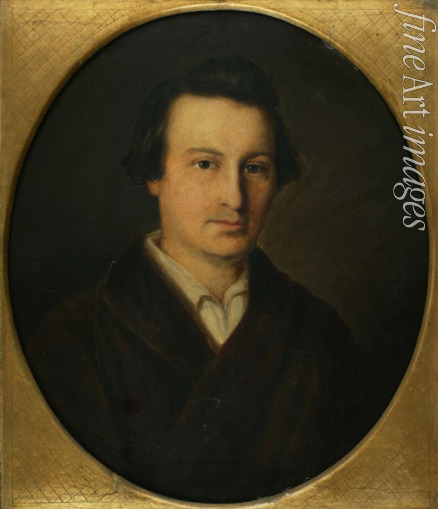Popper Isidor - Portrait of the poet Heinrich Heine (1797-1856)