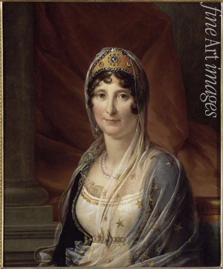 Gérard François Pascal Simon - Porträt von Letizia Ramolino Bonaparte (1750-1836), Mutter des Kaisers Napoleon Bonaparte
