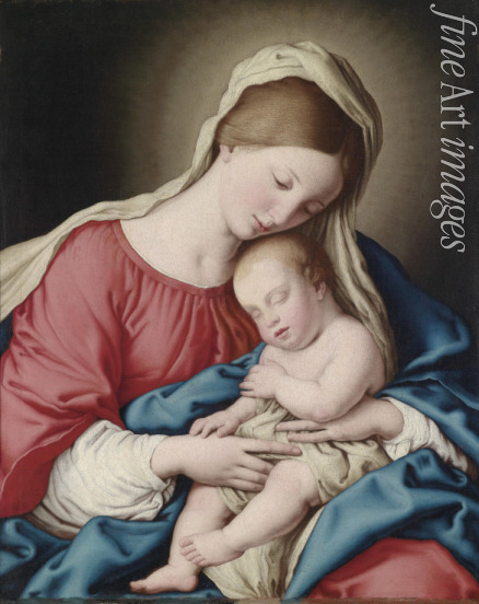 Sassoferrato (Salvi) Giovanni Battista - Virgin with Sleeping Child