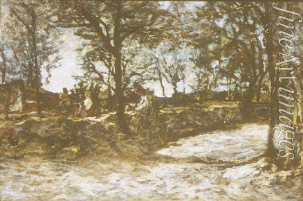 Monticelli Adolphe-Thomas-Joseph - Landscape. Fontainebleau
