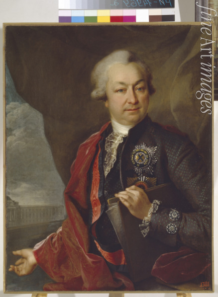 Lewizki Dmitri Grigoriewitsch - Porträt von Graf Iwan Iwanowitsch Schuwalow (1727-1797)