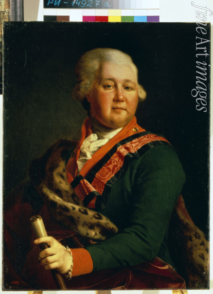 Lewizki Dmitri Grigoriewitsch - Porträt von Graf Valentin Platonowitsch Mussin-Puschkin (1735-1804)