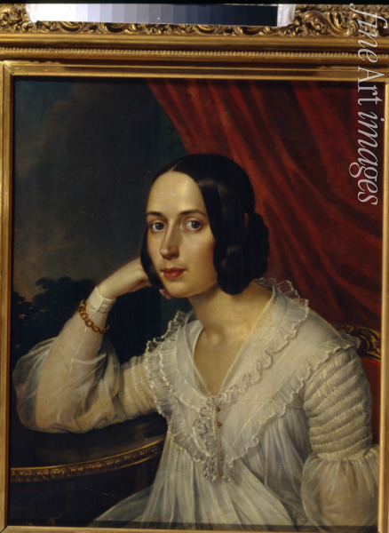 Reichel Karl - Porträt von Natalia Alekseewna Tutschkowa-Ogarewa (1829-1913)