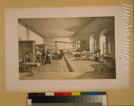 Simpson William - One of the wards of the hospital at Scutari