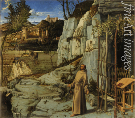 Bellini Giovanni - Der Heilige Franziskus in der Wüste