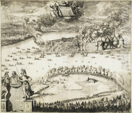 Schoonebeek (Schoonebeck) Adriaan - Taking of the Swedish Nöteburg Fortress by Russian Troops on October 11, 1702