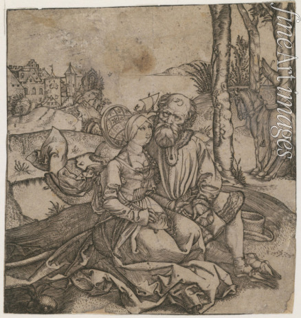 Dürer Albrecht - Der Liebesantrag (Ungleiches Paar)