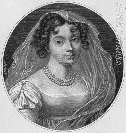 Seryakov Lavrenty Avksentyevich - Portrait of Joanna Grudzinska (1795-1831)